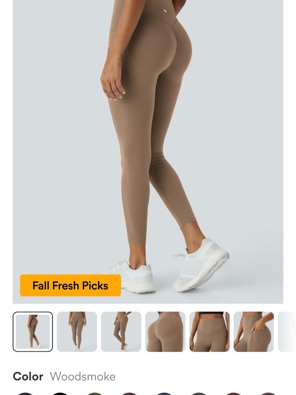 HALARA Woodsmoke High-Rise Sculpting Leggings
